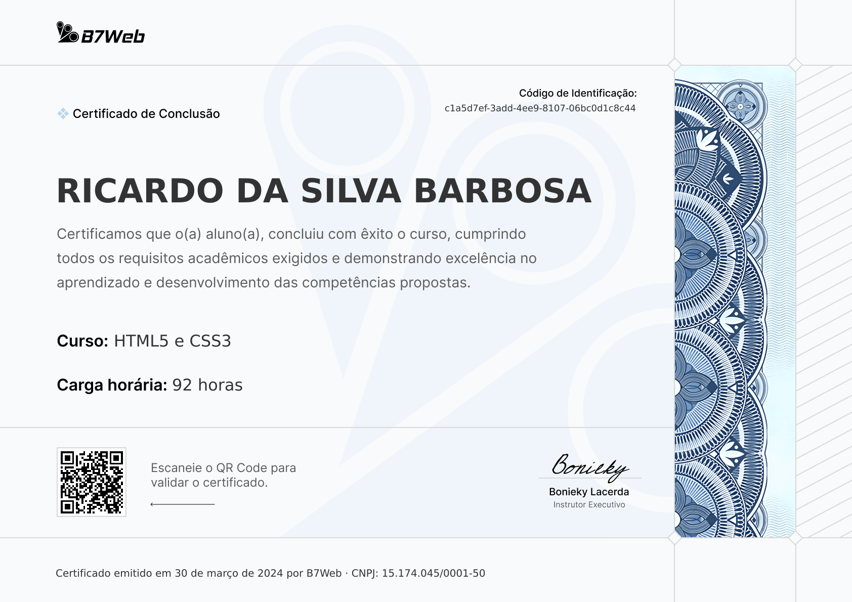 Certificado