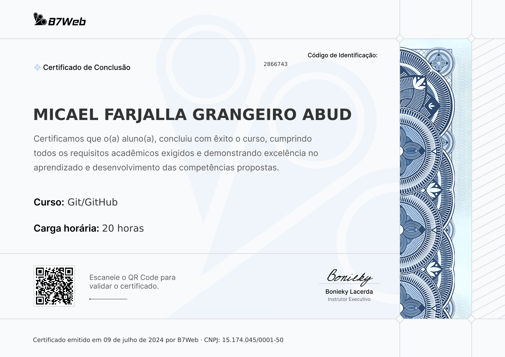 Certificado