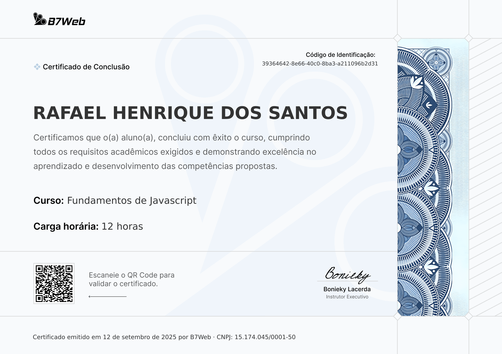 Certificado
