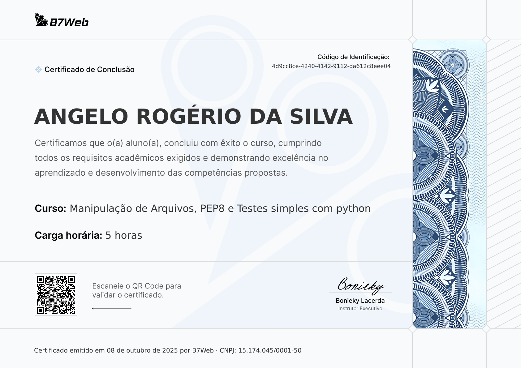 Certificado