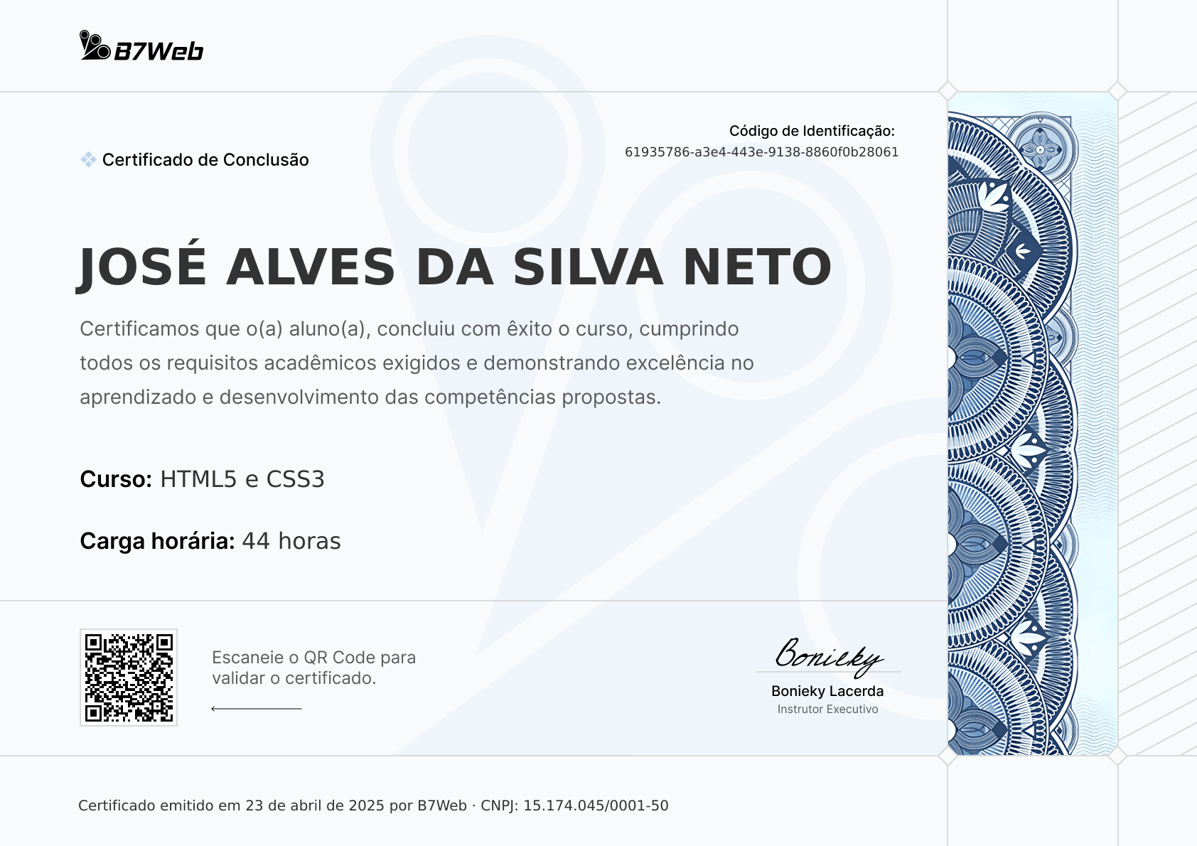 Certificado