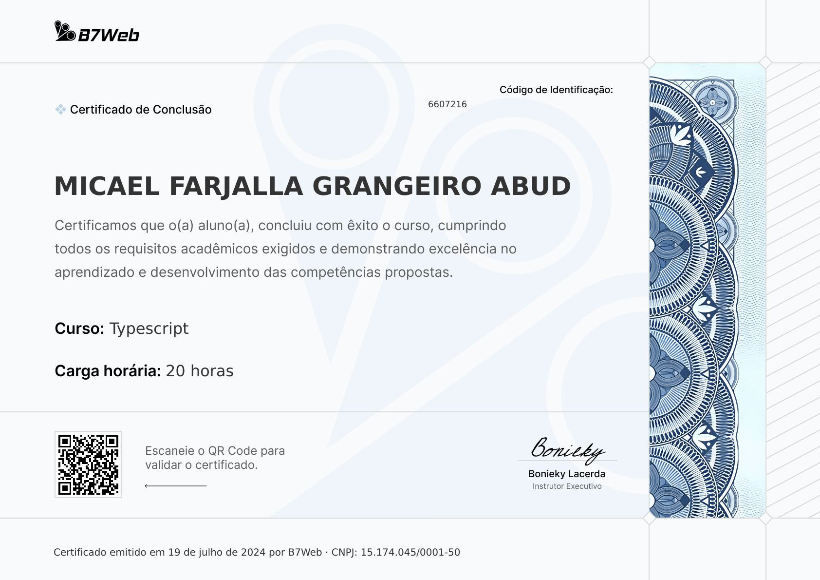 Certificado