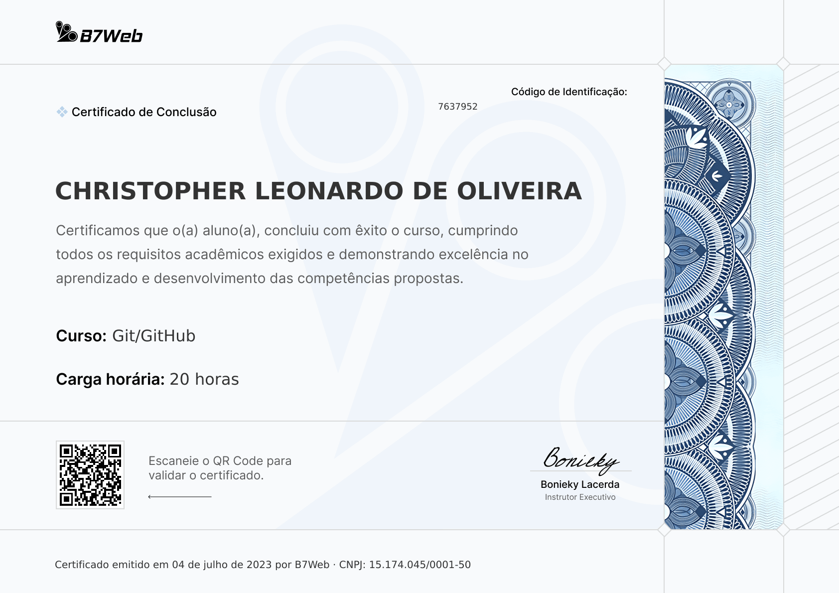 Certificado