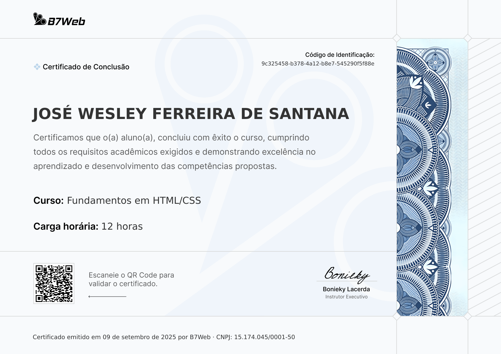Certificado