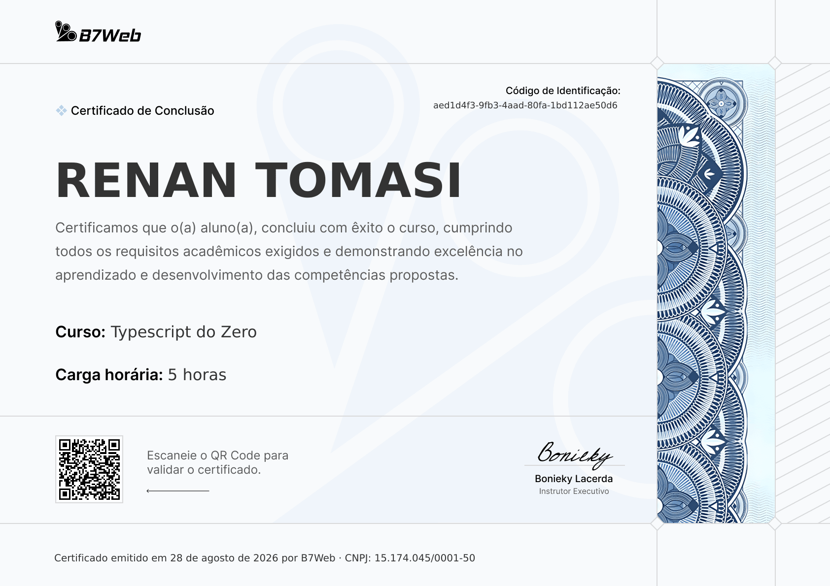 Certificado