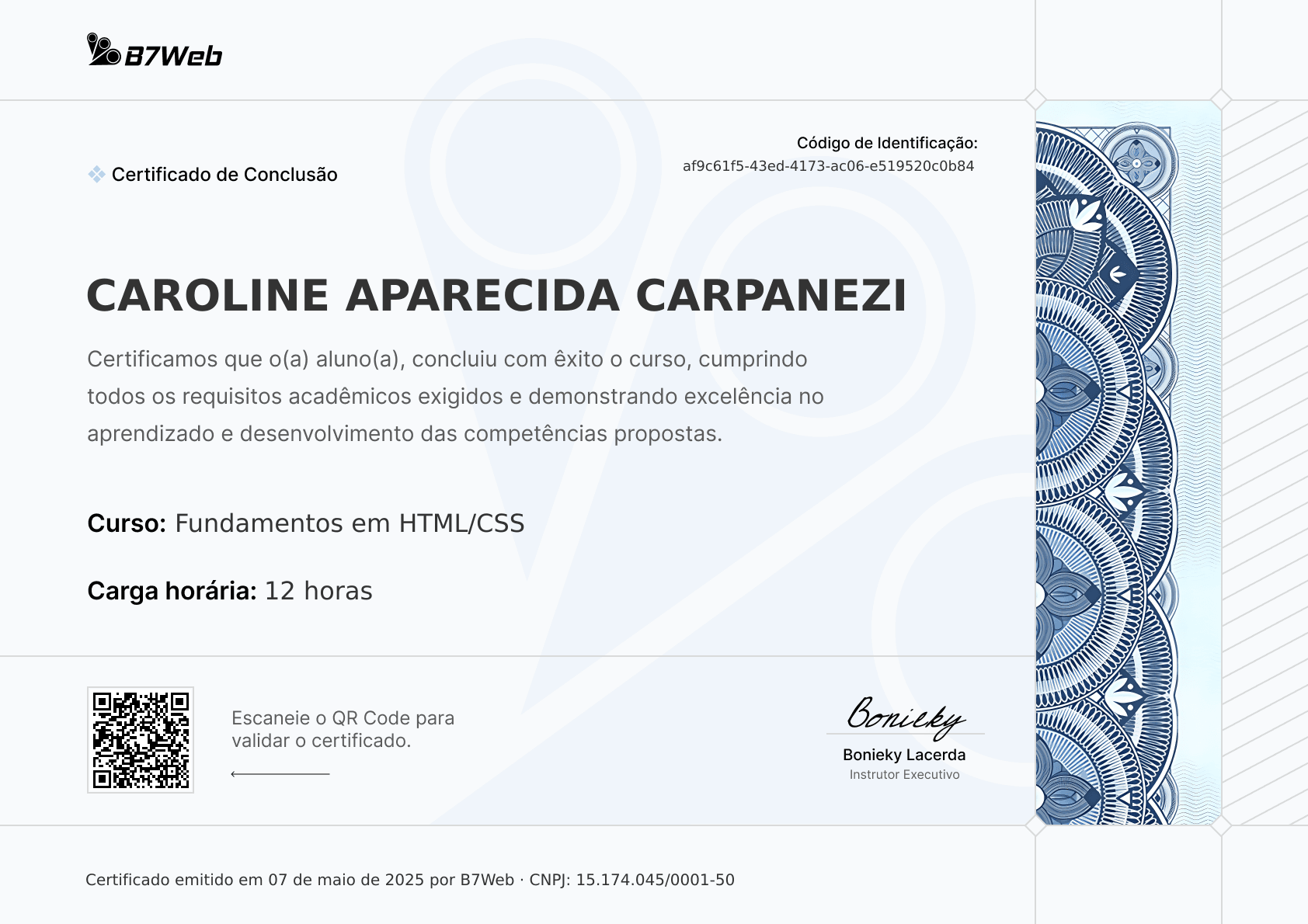 Certificado