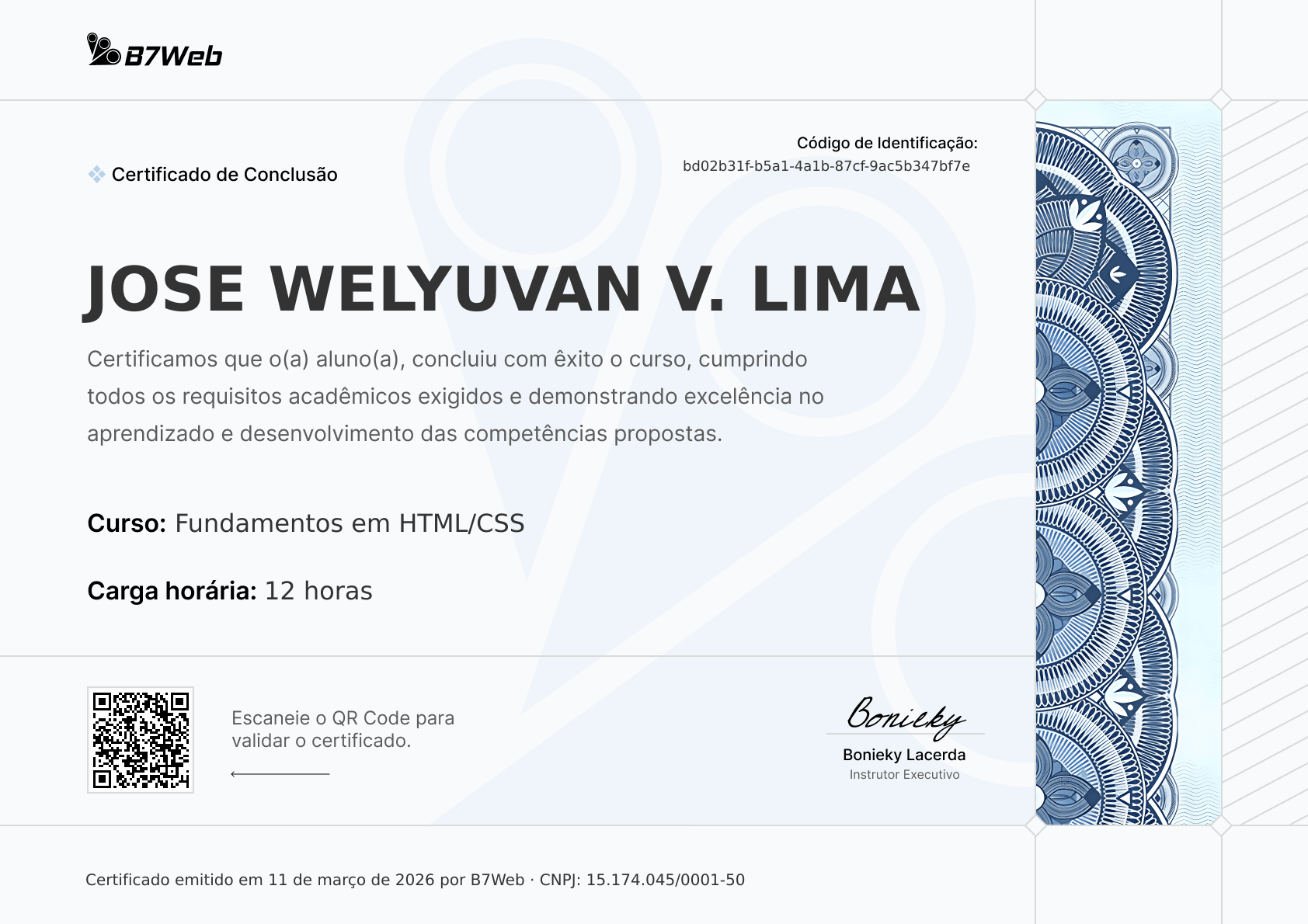 Certificado