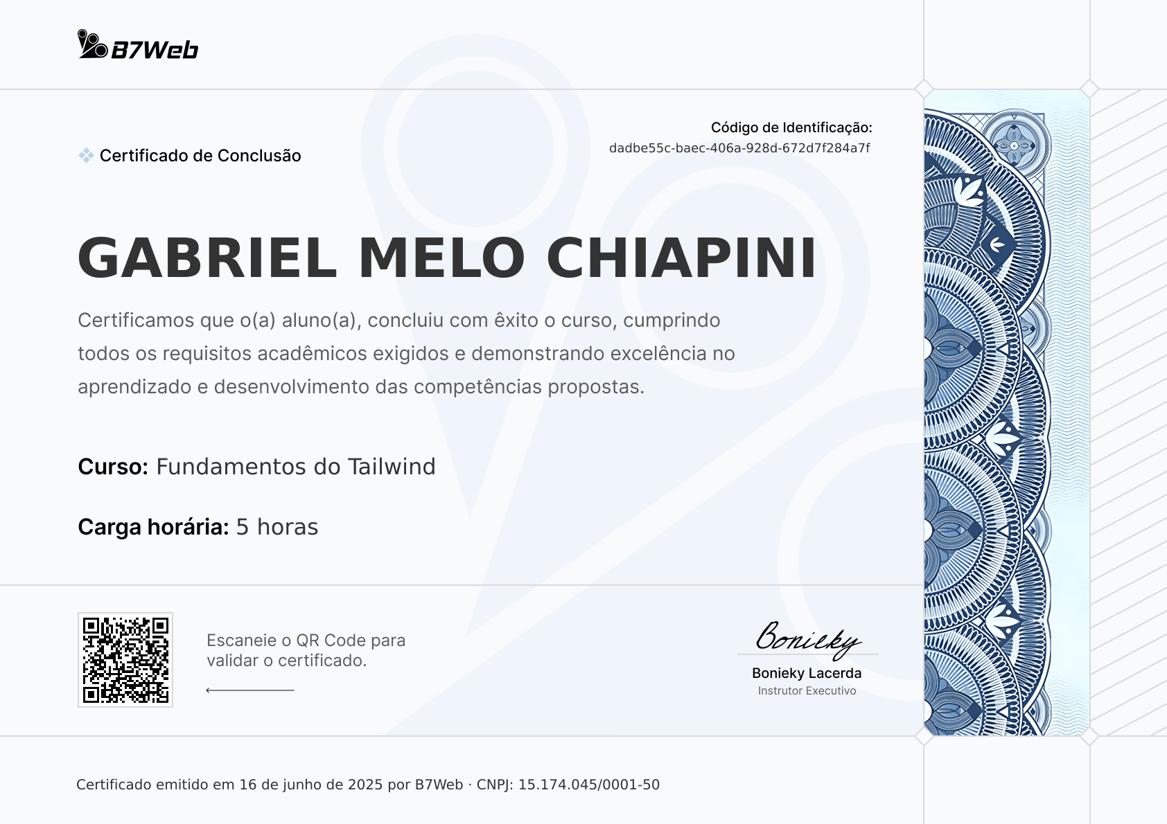 Certificado